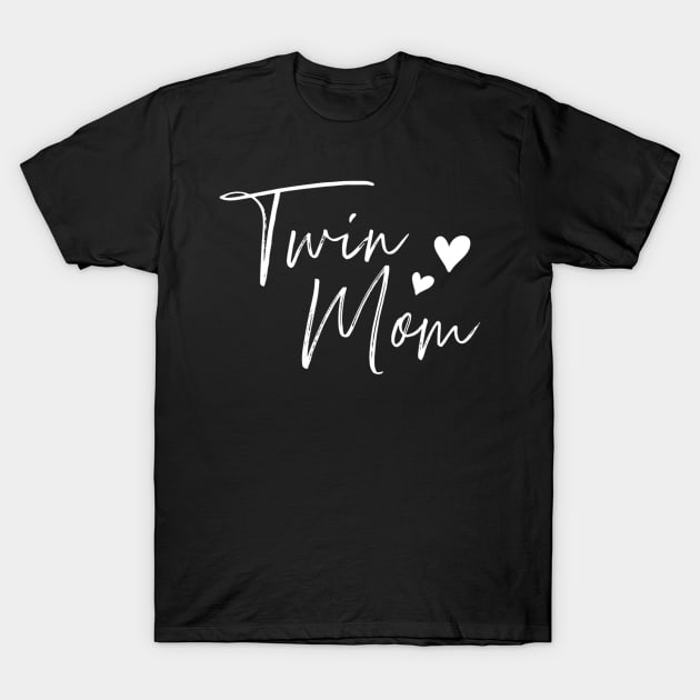 Twin Mom hearts T-Shirt by tabbythesing960